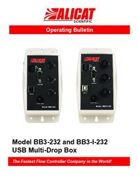Thumbnail of document Manual - BB3 / BB9 Series Multi-Drop Breakout Box